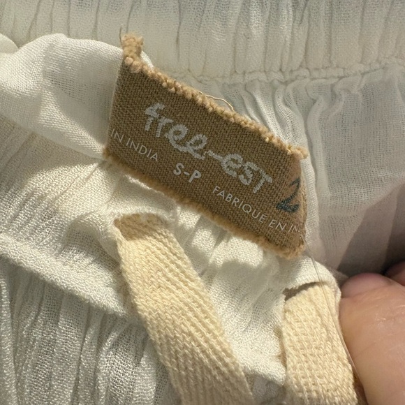 Free People Swept Away Maxi Skirt Small Color: Clean Ivory - Picture 5 of 6